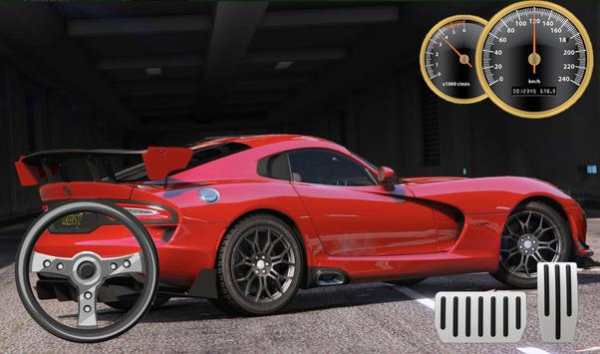 Parking Dodge Viper City Drive screenshot 1