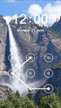 Screen Lock Theme Waterfall screenshot 3