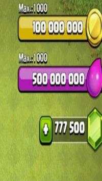 Hack Free Coins for coc New 2017 (Prank) screenshot 2