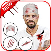 Fake Injuries Photo Editor 2019-Injury Marks Maker icon