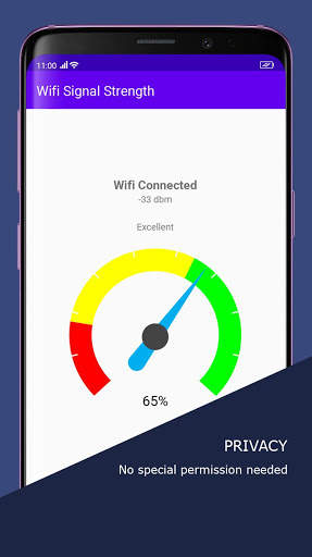 Minimal Wifi Signal Strength Meter screenshot 4