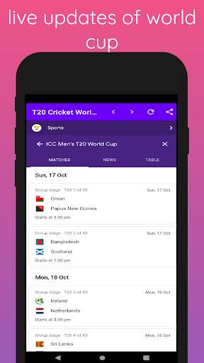 T20 Cricket World Cup Updates screenshot 2