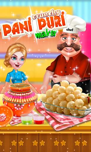 Crunchy Panipuri Maker Cooking Golgappa-Maker screenshot 1