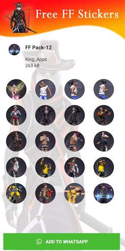 Free FF Stickers Packs - WAStickersApp screenshot 6