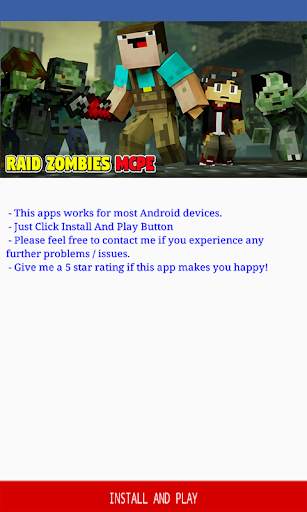 Raid Zombies Map for Minecraft PE screenshot 1