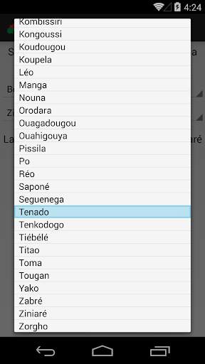 Tableau Kilométrique Burkina screenshot 3