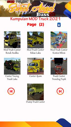 Mod Truck Sweet Angel Bussid screenshot 3
