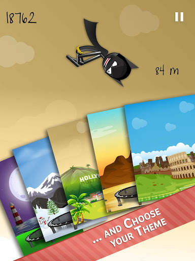 Stickman Trampoline FREE Backflip Jump Flip Master screenshot 14