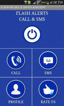 Flash on Call & SMS Flashlight screenshot 1