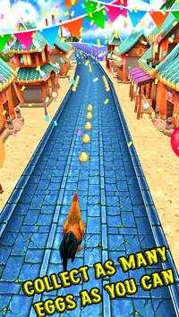 Angry Rooster Run - Animal Escape Subway Run screenshot 2