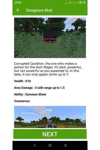 Dungeons Mod For MCPE screenshot 1