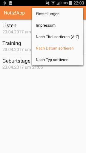 Notiz!App screenshot 6