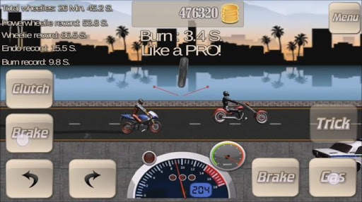 Stunt King - Wheelie Motorbike stunts game screenshot 4