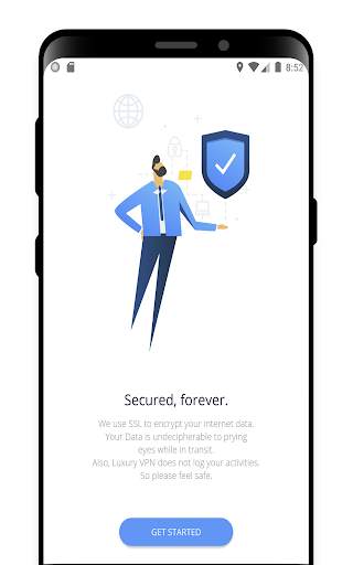 Luxury VPN - Free Wifi Proxy VPN screenshot 1