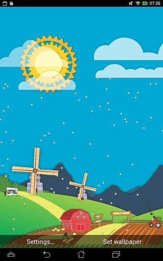 Toon Landscape Live Wallpaper screenshot 4