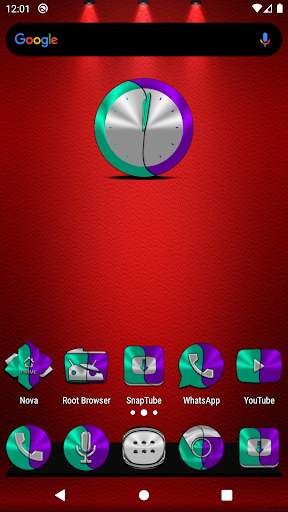 Teal and Purple Icon Pack screenshot 1