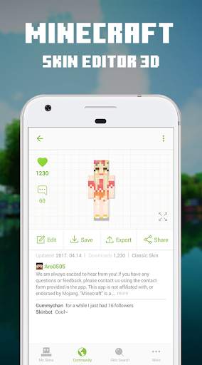 Skin Editor for Minecraft screenshot 3
