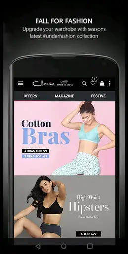 Clovia App - Shop Lingerie, Nightwear & Activewear screenshot 1