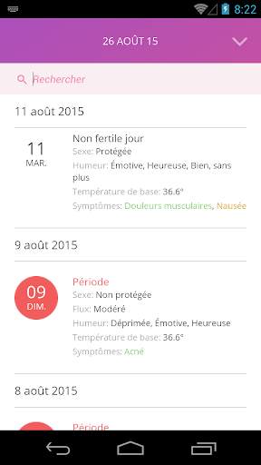 Ovu - Suivi de règles gratuit screenshot 5