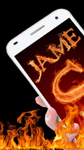 Fire Name art text maker(stylish fire effect text) screenshot 1