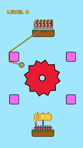 Rope Rescue! - Unique Puzzle screenshot 1