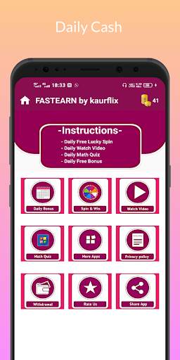 FastEarn: online earning app screenshot 1