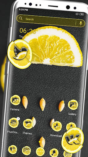 Lemon Slice Launcher Themes screenshot 1