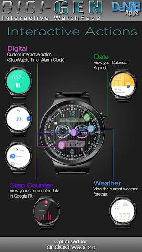 Digi-Gen HD Watch Face Widget & Live Wallpaper screenshot 3
