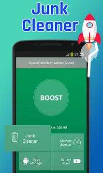 Speed Ram Clean Master(Boost) screenshot 1