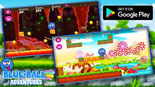 Blue Ball : In The Jungle Adventures screenshot 4