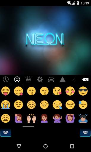 Emoji Keyboard-Neon screenshot 4