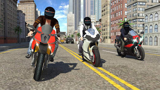 Bike Attack Race Game - Motorcycle Driving Games screenshot 1