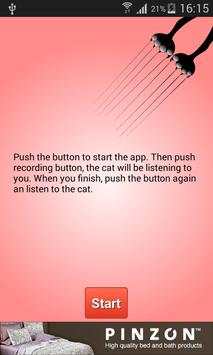 Talking Cat FREE screenshot 1