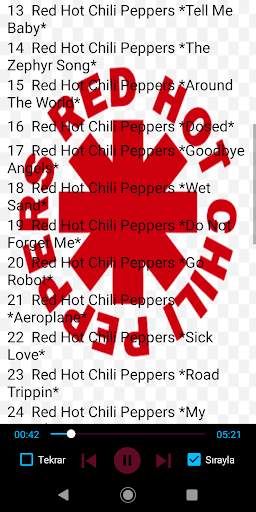 Red Hot Chili Peppers Best Songs Offline screenshot 2