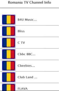 Romania TV Channel Info स्क्रीनशॉट 2