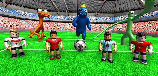 Teman Sepak Bola Pelangi 3D screenshot 1