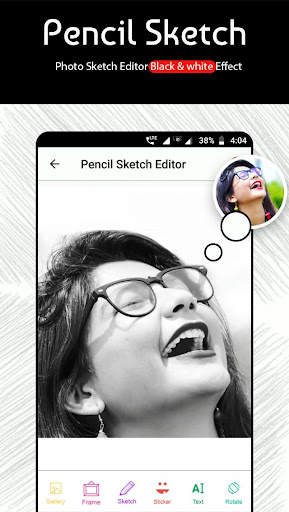 Pencil Sketch Editor 4 تصوير الشاشة