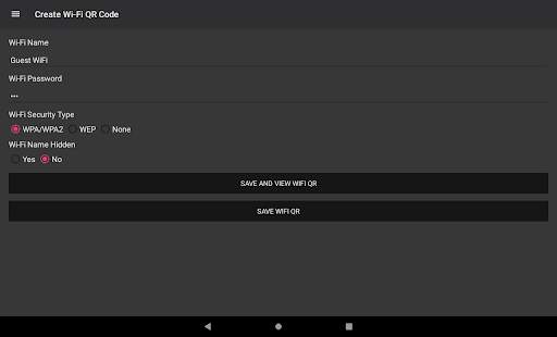 WiFi to QR Code - Generate WiFi QR Code and Share screenshot 8