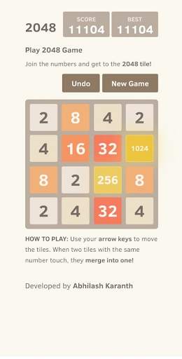 2048 - Puzzle Game screenshot 2