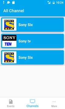 Sony Six - Ten 1 - Ten 2 - 2018 World Cup Live screenshot 6