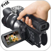 HD cámara de vídeo y completa icon