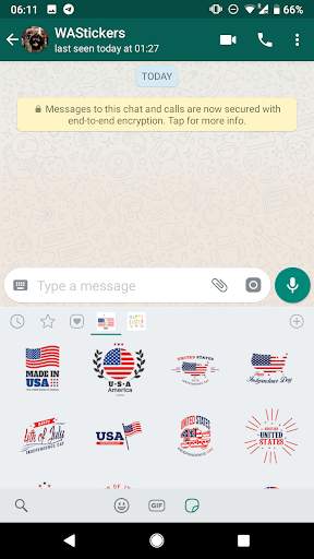USA Stickers for WhatsApp WAStickerApps WAStickers screenshot 5