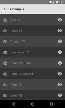 Spain TV Channels स्क्रीनशॉट 4