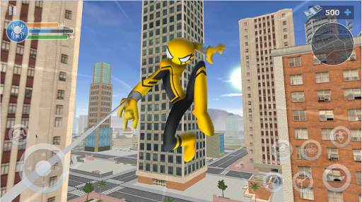 Spider Stickman Rope: Vegas Crime City Hero screenshot 5