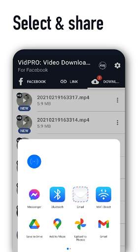 VidPRO: descargador de vídeos para Facebook screenshot 5