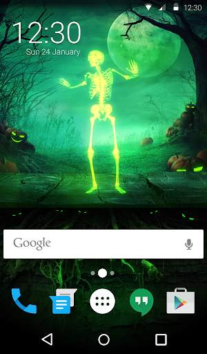 Skeleton Dance 4 Keyboard   Live Wallpaper screenshot 6
