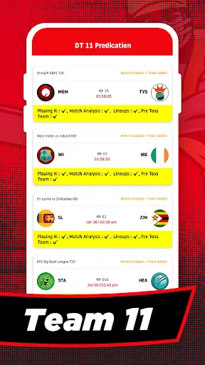Dream Team 11 - Dream app screenshot 2