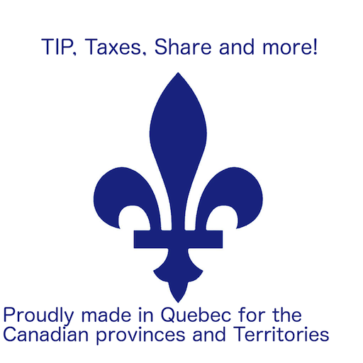 Tip, Taxes &amp; Share icon