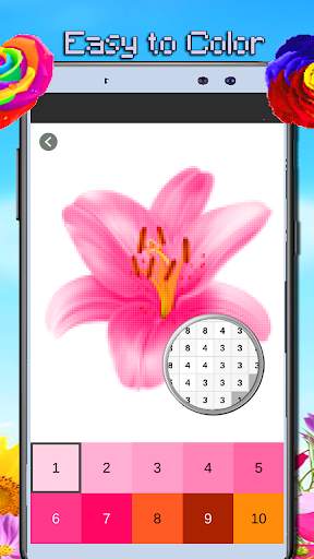 Flowers Coloring Book By Pixel 3 تصوير الشاشة