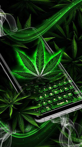 Green Weed Keyboard screenshot 1